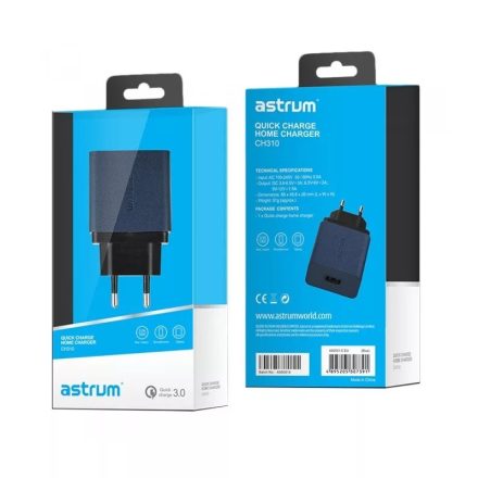 Astrum Ch310 Hálózati gyorstöltő QC 3.0