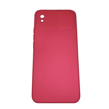 Camshield Soft - Xiaomi Redmi 9A / Xiaomi Redmi AT por- és kameravédős szilikon tok piros