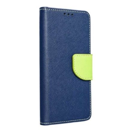 Samsung A21S Fancy kék-lime notesz tok