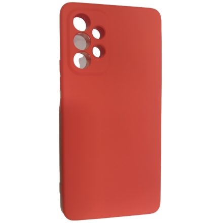 Forcell Silicone Lite tok - Samsung Galaxy A53 5G halvány piros szilikon tok