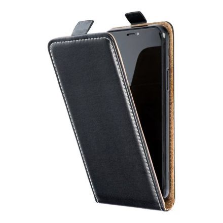 Slim Flexi Fresh flip tok - Samsung A53 5G lefelé nyíló mágneses könyv tok szilikon belsővel fekete 