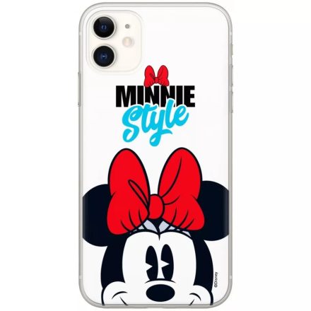 Disney szilikon tok - Minnie 027 Apple iPhone 12 Mini 2020 (5.4) fehér