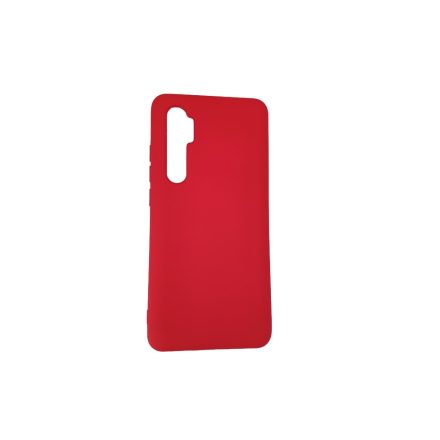 Xiaomi Mi Note 10 lite Prémium piros szilikon tok