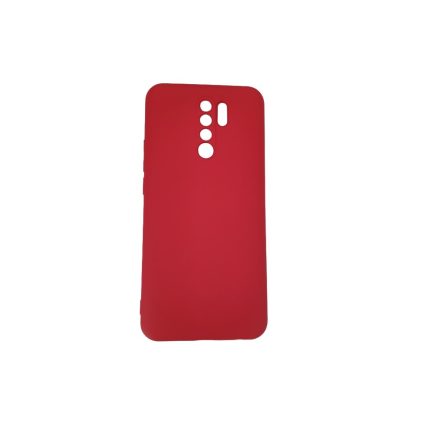 Xiaomi Redmi 9 Prémium piros szilikon tok