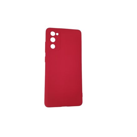 Samsung S20 FE Prémium piros szilikon tok
