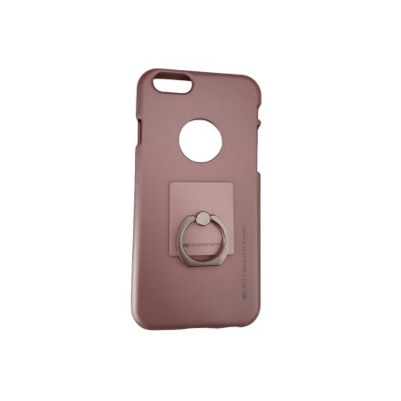 Iphone 6 / Iphone 6S I-jelly rosegold gyűrűs tok