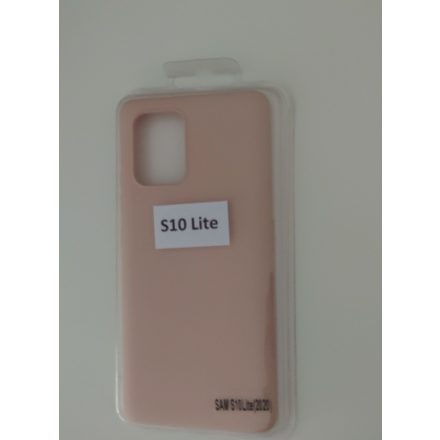 Samsung S10 Lite Gumis szilikon tok pink