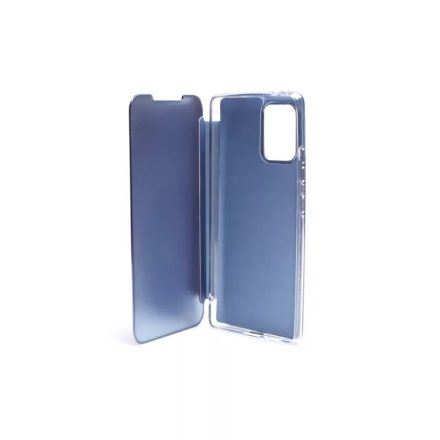 Clear view Samsung Galaxy S10 Lite G770F oldalra nyíló tok kék