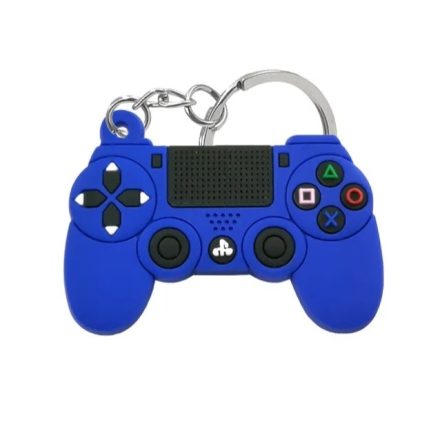 PS4 kontroller kulcstartó kék
