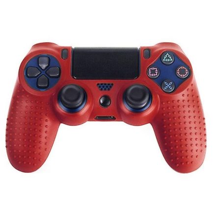 PS4 kontroller szilikon tok piros