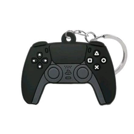 PS5 kontroller kulcstartó fekete
