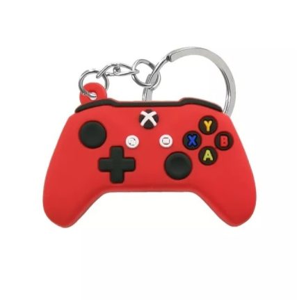 Xbox kontroller kulcstartó piros