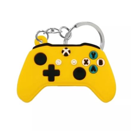 Xbox kontroller kulcstartó sárga