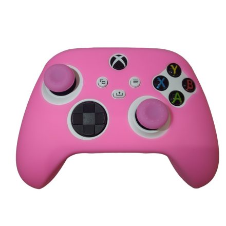 Xbox Series S/X kontroller szilikon tok szett pink