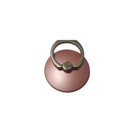 Telefontartó ujjgyűrű fém rózsaszín